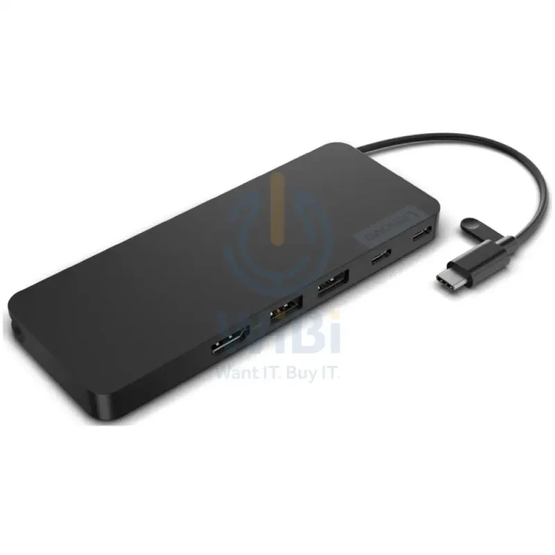 Lenovo USB-C Slim Travel Dock - HDMI/USB-C/USB-A / Eclipse Black