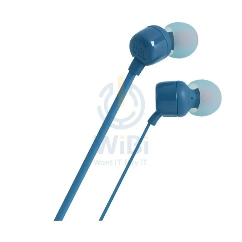 JBL Tune 110 Earphones - 3.5mm / In-ear / Wired / Blue