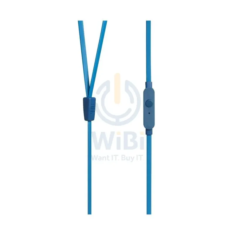 JBL Tune 110 Earphones - 3.5mm / In-ear / Wired / Blue