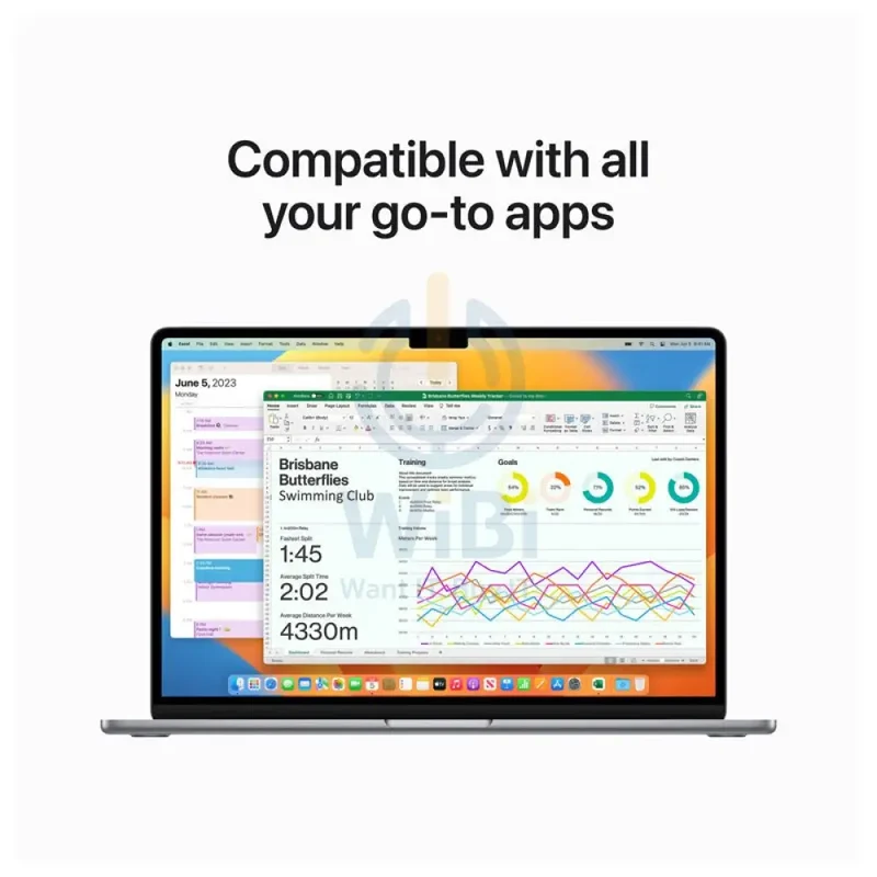 Apple MacBook Air - 15.3" / M2 / 8-Core CPU / 10-Core GPU / 8GB RAM / 512GB SSD / Arb/Eng / Space Grey / 1YW