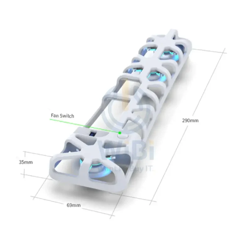 مروحة تبريد دوبي TP5-3538S لجهاز بلايستيشن 5 سليم، أبيض