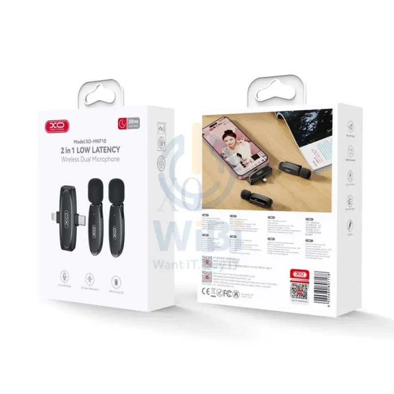 XO XO-MKF10 Wireless Microphone - Black