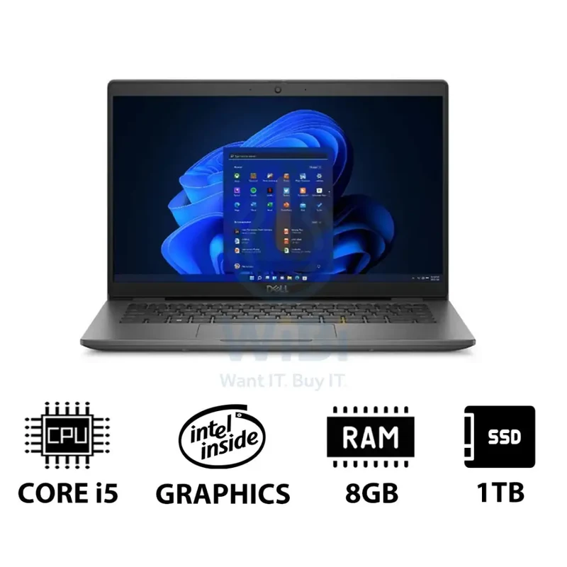 Dell Latitude 3440 - 14.0" FHD / i5 / 8GB / 1TB (NVMe M.2 SSD) / Win 11 Pro / 1YW - Laptop