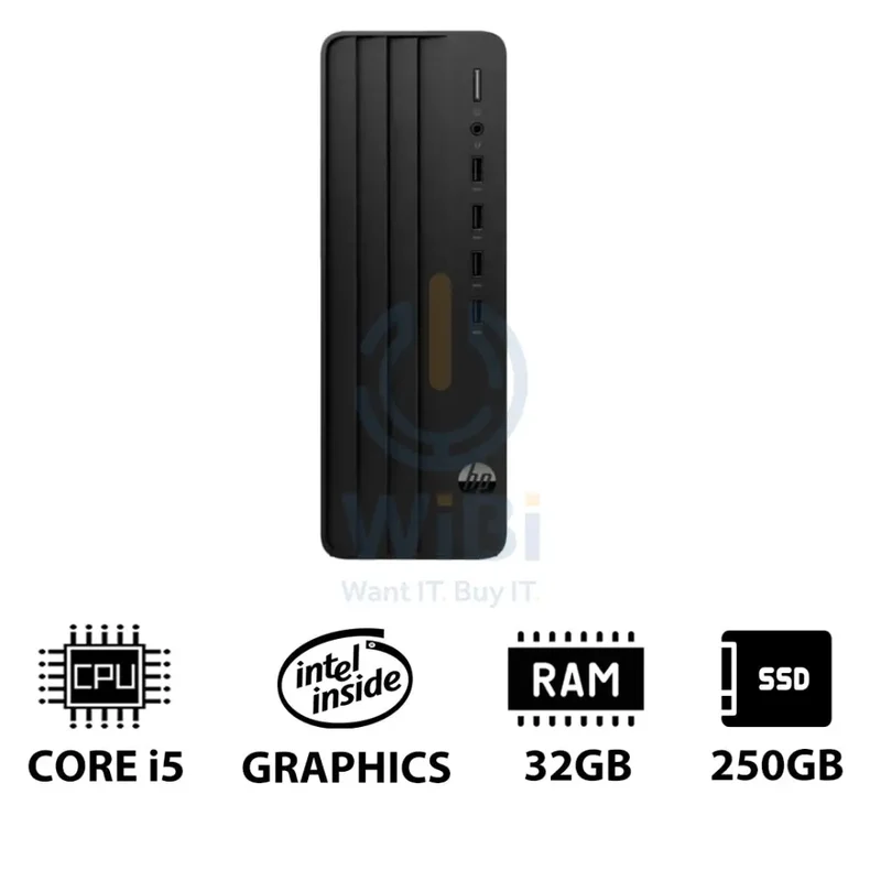 HP Pro 290 G9 (SFF) - i5 / 32GB / 250GB (NVMe M.2 SSD) / DOS (Without OS) / 1YW - Desktop
