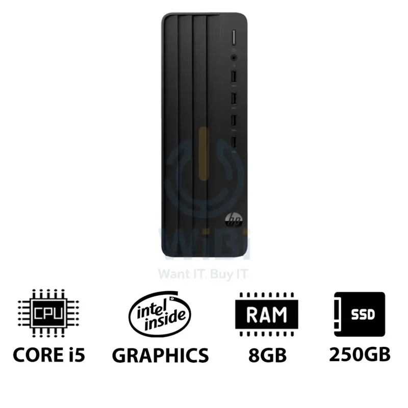 HP Pro 290 G9 (SFF) - i5 / 8GB / 250GB (NVMe M.2 SSD) / DOS (Without OS) / 1YW - Desktop
