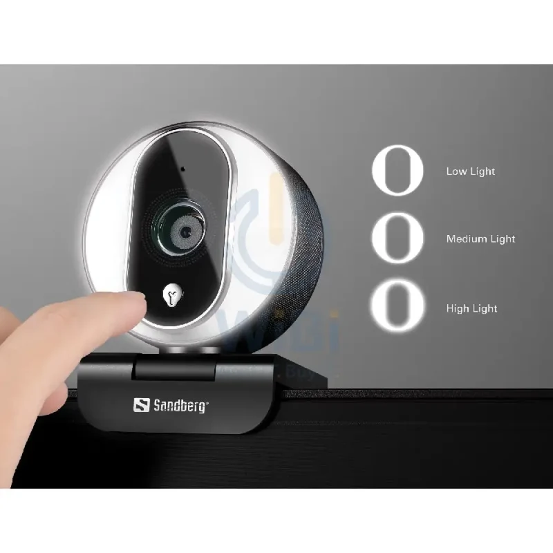 Sandberg Streamer USB Webcam Pro - 2MP / USB 2.0 / Wired