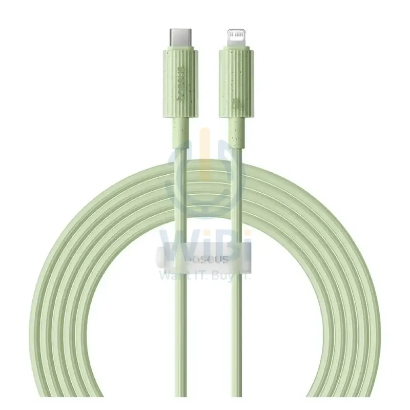 Baseus Habitat Series Fast Charging USB-C to Lightning Cable - 2M / Natural Green