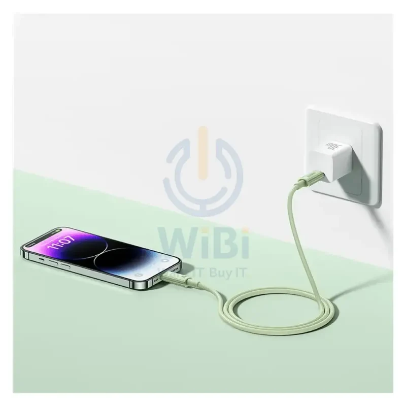 Baseus Habitat Series Fast Charging USB-C to Lightning Cable - 2M / Natural Green