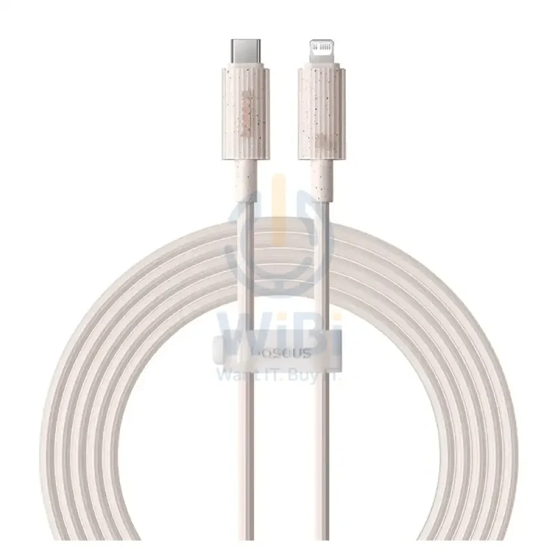 Baseus Habitat Series Fast Charging USB-C to Lightning Cable - 2m / Wheat Pink