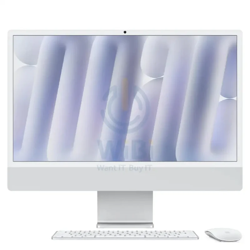 Apple iMac - 24" Standard Glass / M4 / 10-Core CPU / 10-Core GPU / 16 Core Neural Engine / 24GB RAM / 1TB SSD / Arb/Eng / Silver / 1YW (Z1EH000K2)