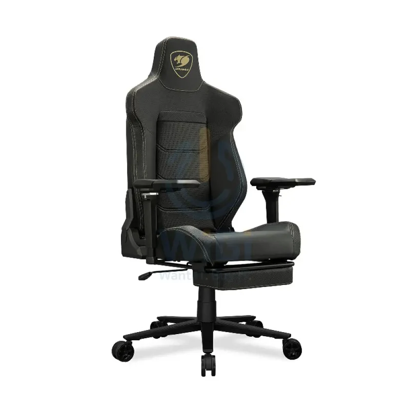 Cougar Armor Evo M Gaming Chair - Breathable Premium PVC Leather / 5D / Black/Gold