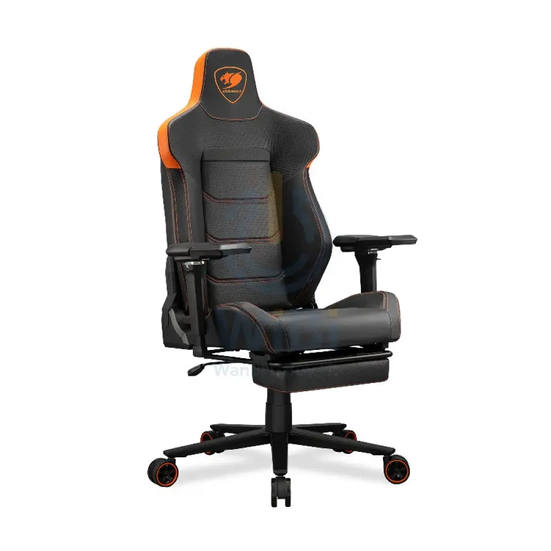 Cougar Armor Evo M Gaming Chair - Breathable Premium PVC Leather / 5D / Black/Orange