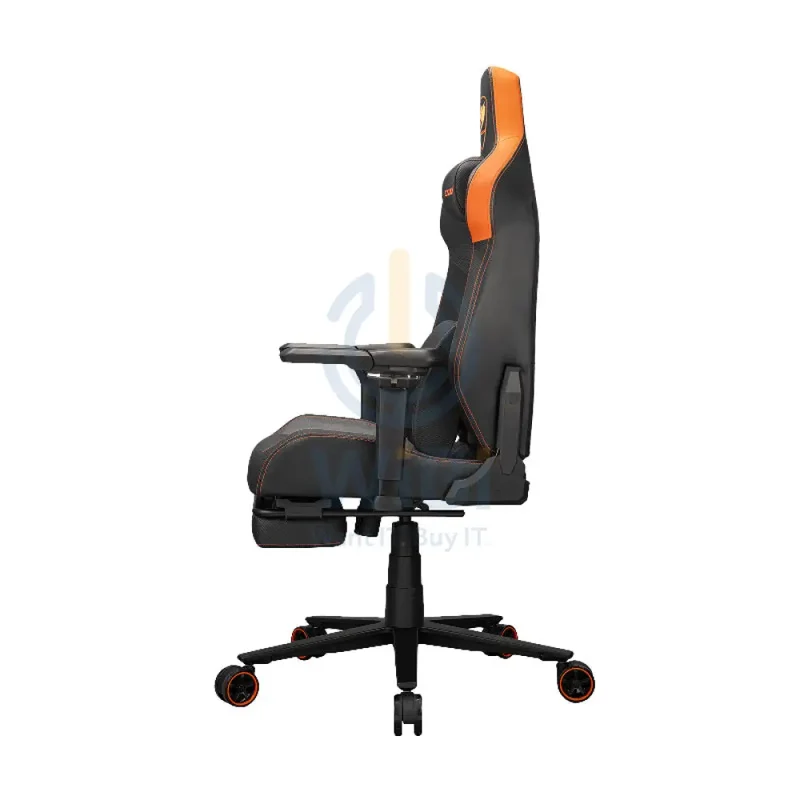 Cougar Armor Evo M Gaming Chair - Breathable Premium PVC Leather / 5D / Black/Orange