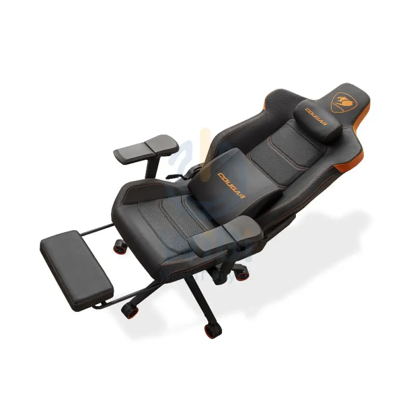Cougar Armor Evo M Gaming Chair - Breathable Premium PVC Leather / 5D / Black/Orange