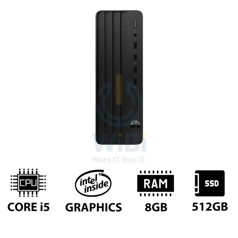 HP Pro 290 G9 (SFF) - i5 / 8GB / 512GB (NVMe M.2 SSD) / Win 11 Pro / 1YW - Desktop