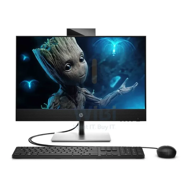 HP ProOne 440 G9 AIO - i5 / 16GB / 512GB (NVMe M.2 SSD) / 23.8" FHD Touch / DOS (Without OS) / 1YW / Black - Desktop