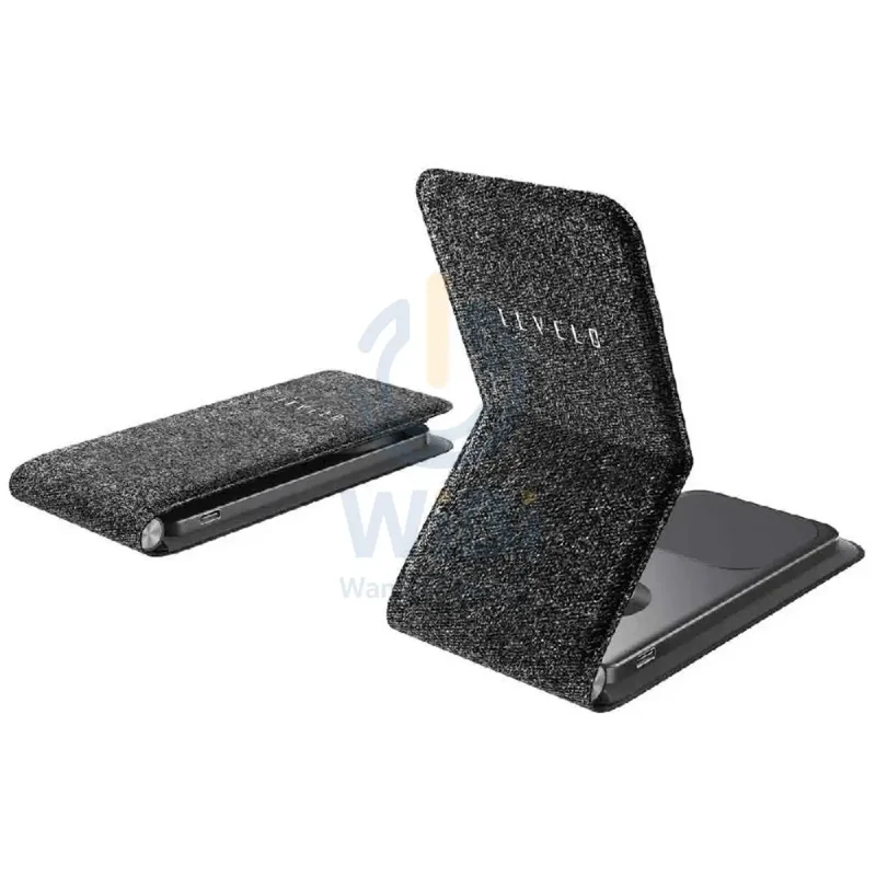 Levelo Arch Trio MagSafe Wireless Qi Compact Charging Stand - Grey