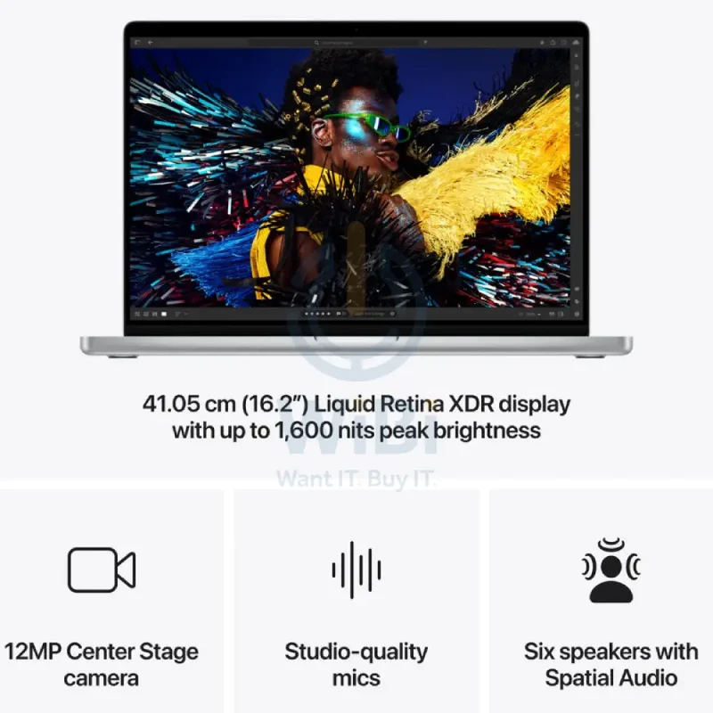 Apple MacBook Pro - 16.2" / M4 Pro / 14-Core CPU / 20-Core GPU / 48GB RAM / 512GB SSD / Arb/Eng / Silver / 1YW