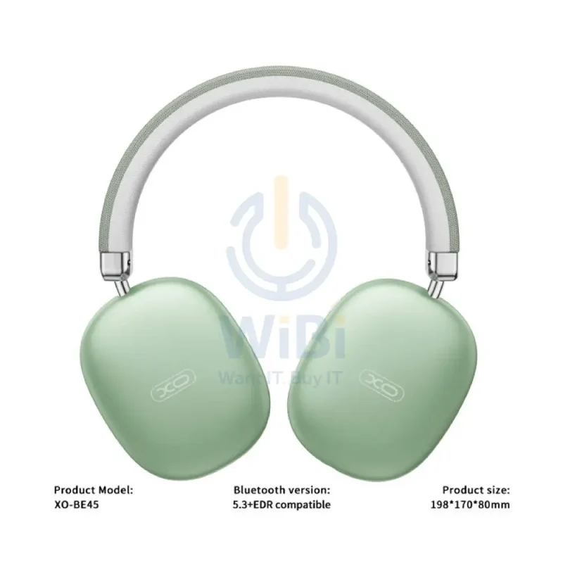 XO BE45 Beiguo Headband Headphone - Bluetooth / 400mAh / Green