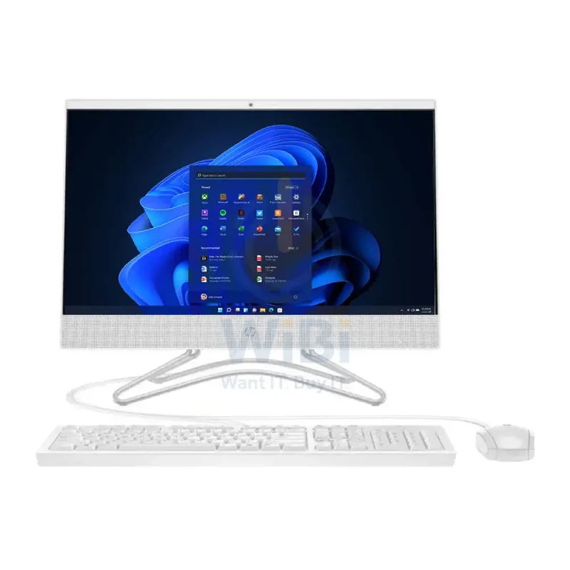 HP 200 G4 AIO PC - i5 / 64GB / 500GB (NVME M.2 SSD) / 21.5" FHD Non-Touch / Win 11 Pro / 1YW / Snow White - Desktop