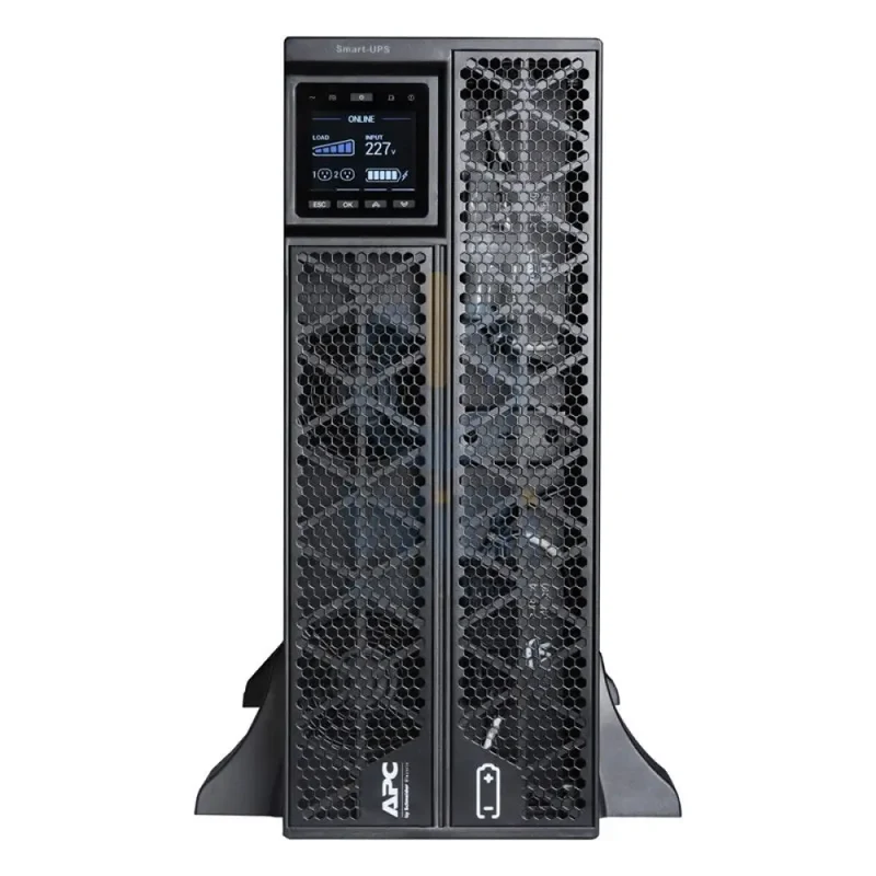 APC Smart-UPS 5000VA with RAIL Kit - 5K Watts / 5K VA / Double Conversion Online / Tower