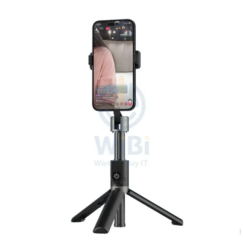 DUDAO F18 Retractable Remote Control Tripod Selfie Stick - Black