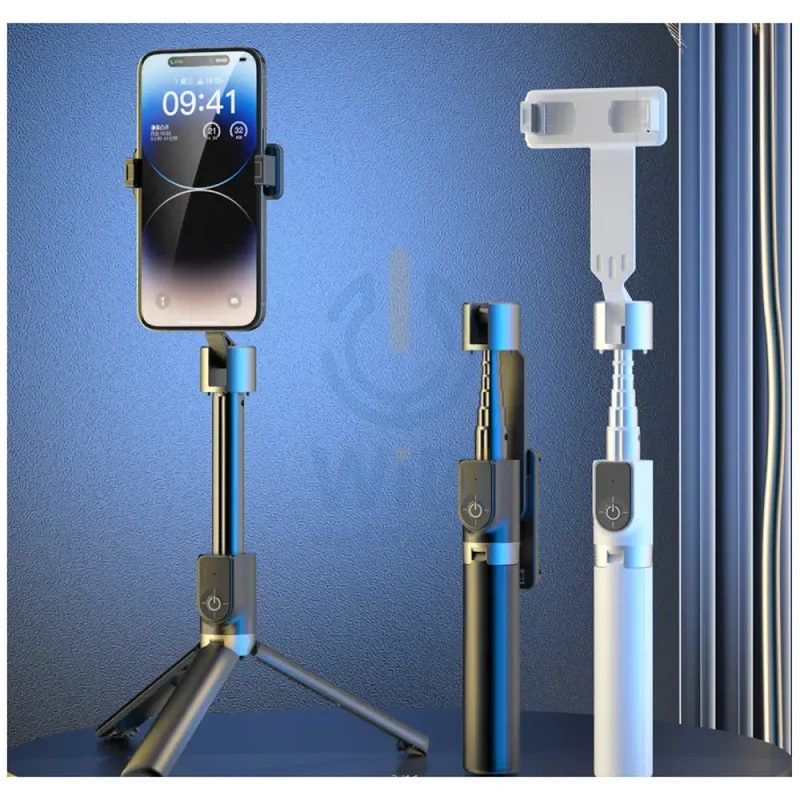 DUDAO F18 Retractable Remote Control Tripod Selfie Stick - Black