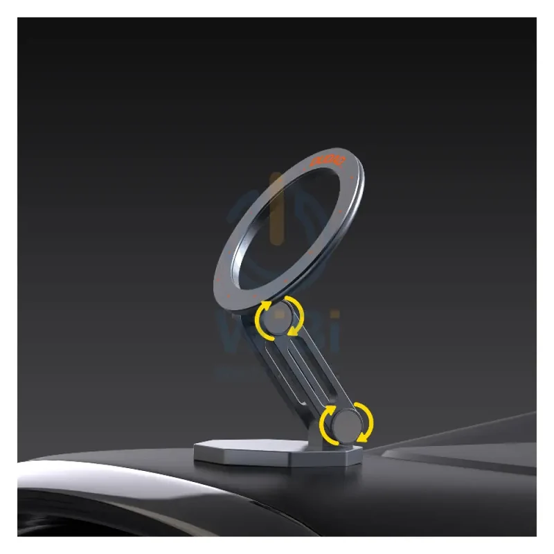 DUDAO F17+ Folding Magnet Car Phone Holder - Grey