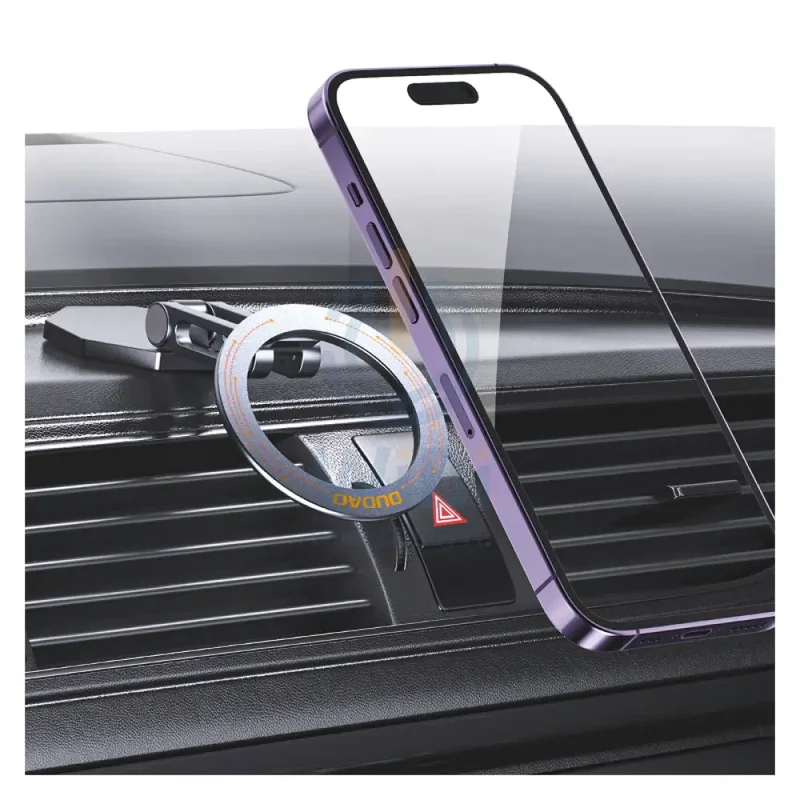 DUDAO F17+ Folding Magnet Car Phone Holder - Grey