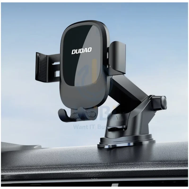 DUDAO F5N+ Suction Gravity Phone Holder - Black