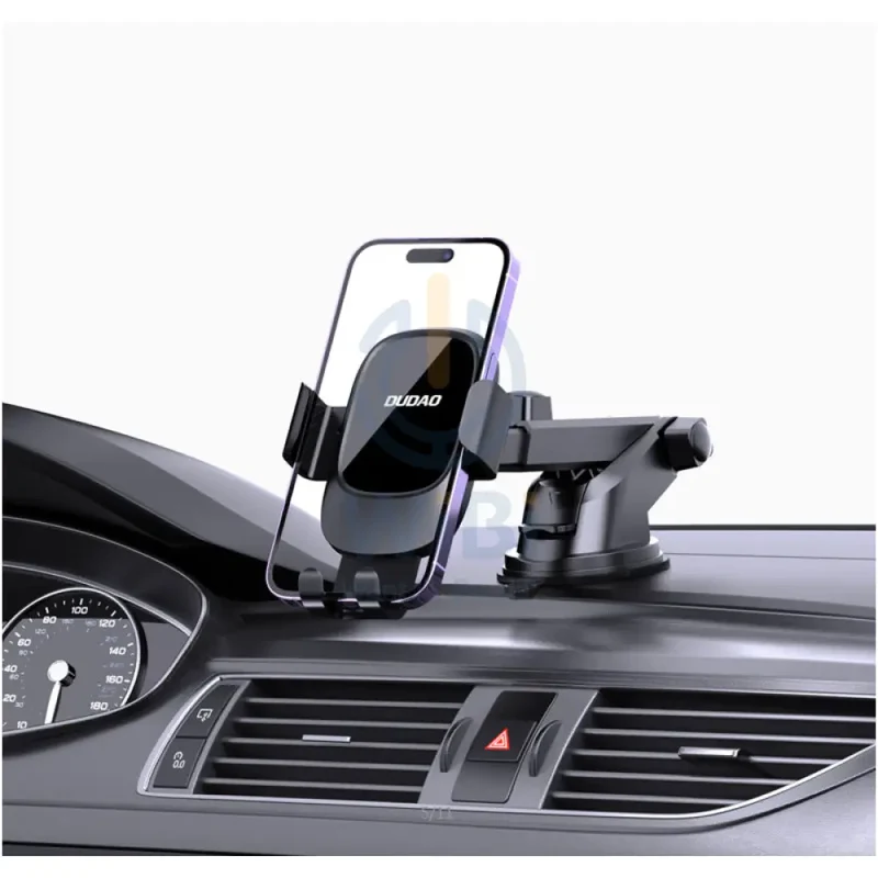 DUDAO F5N+ Suction Gravity Phone Holder - Black
