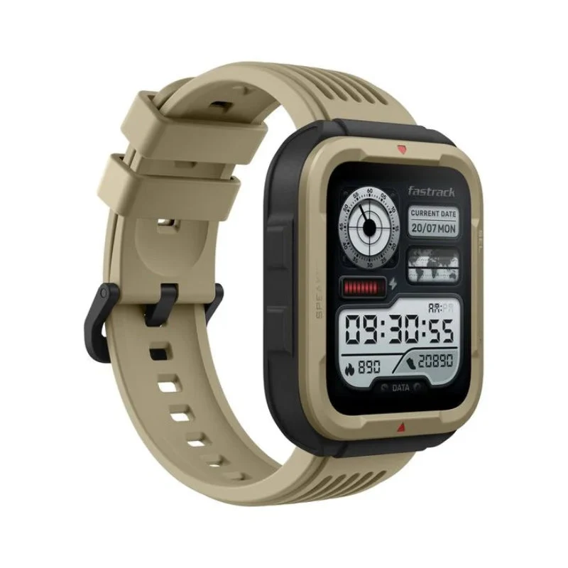 Fastrack Active Smart Watch - 1.83"TFT / Bluetooth / Khaki