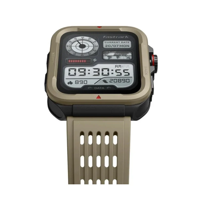 Fastrack Active Smart Watch - 1.83"TFT / Bluetooth / Khaki