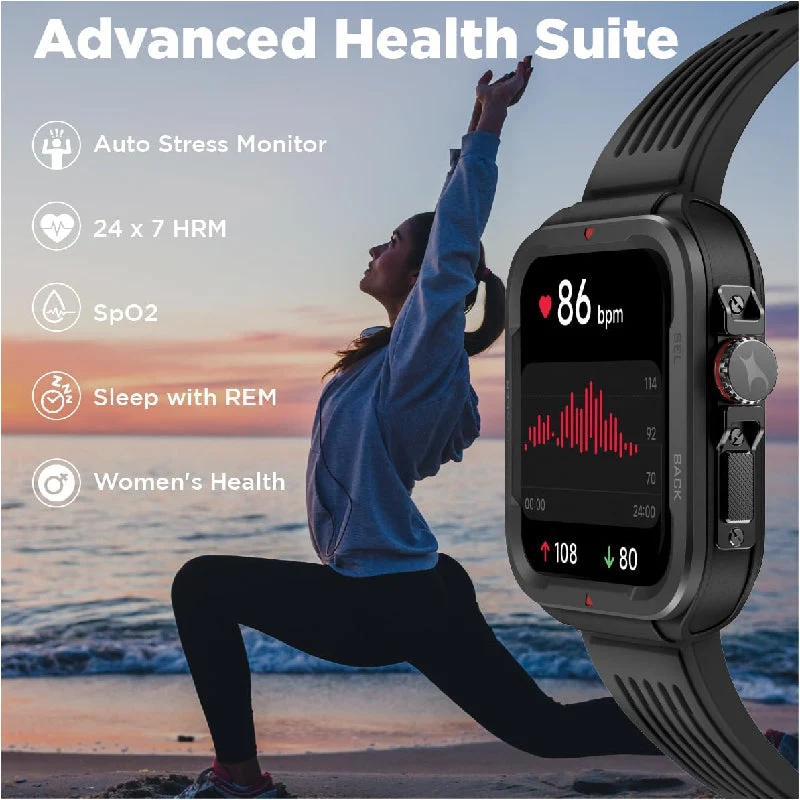 Fastrack Active Smart Watch - 1.83"TFT / Bluetooth / Green
