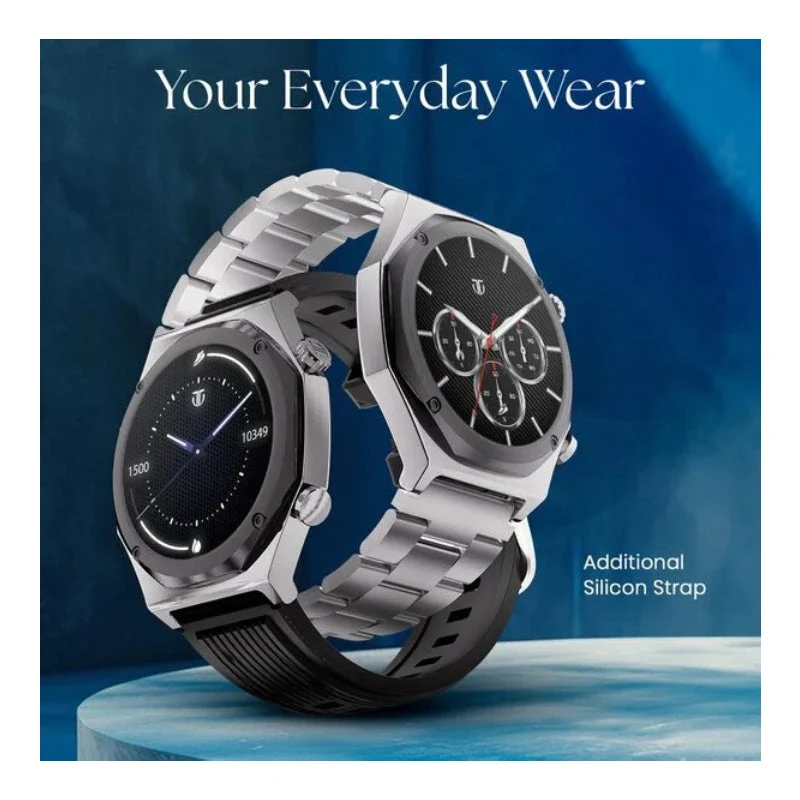 TITAN Maestro Smart Watch - 1.43"AMOLED / Bluetooth / Black/Rose Gold Bezel