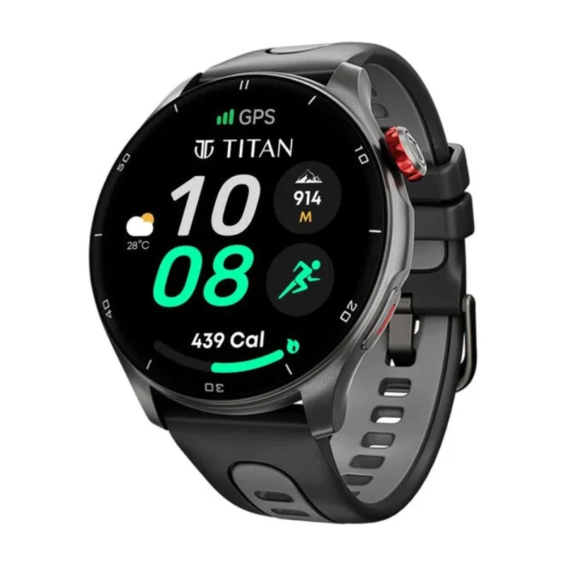 TITAN Celestor Smart Watch - 1.43"AMOLED / Bluetooth / Black
