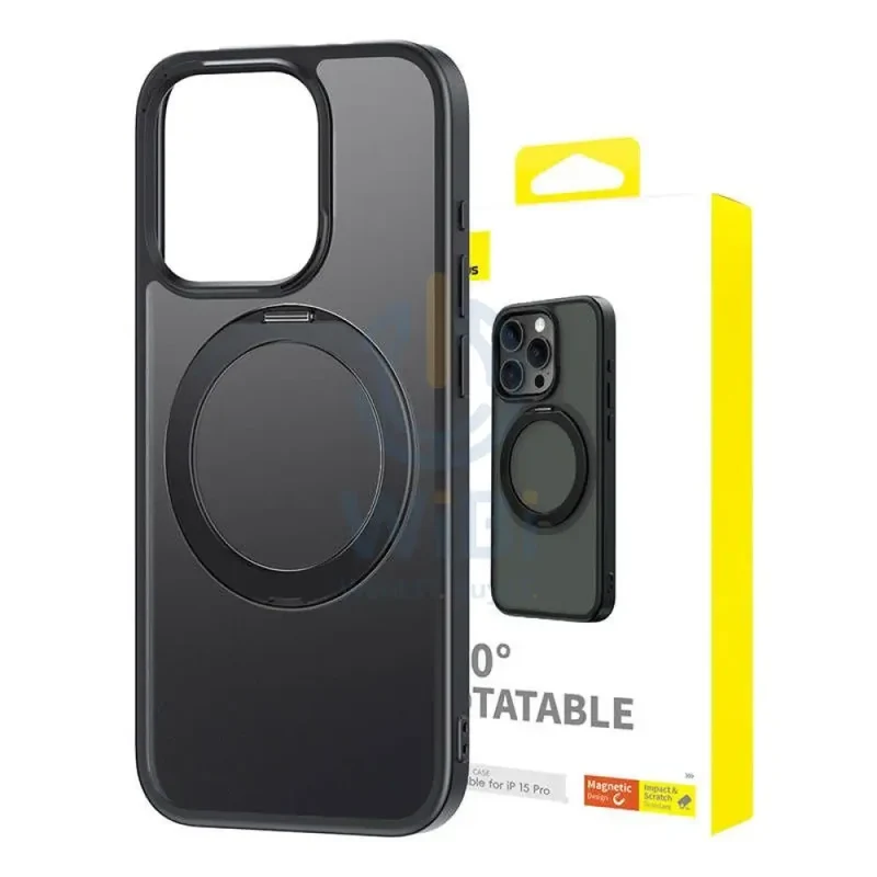 Baseus CyberLoop Series Magnetic Case for iPhone 15 Pro - Frosted Black