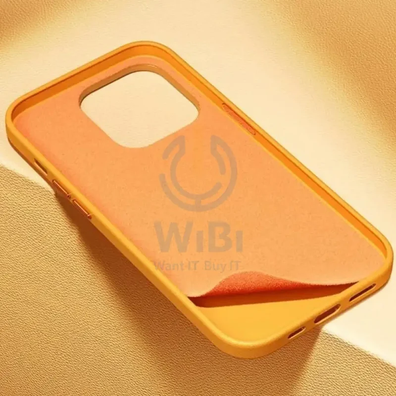 Baseus Fauxther Series Case for iPhone 15 Pro Max - Sunset Orange
