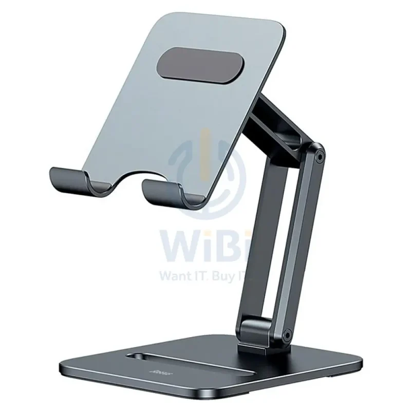 Baseus Biaxial Foldable Metal Desktop Stand For Tablets - Grey