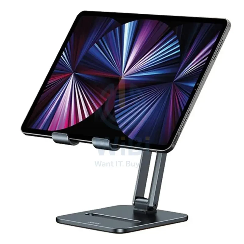 Baseus Biaxial Foldable Metal Desktop Stand For Tablets - Grey