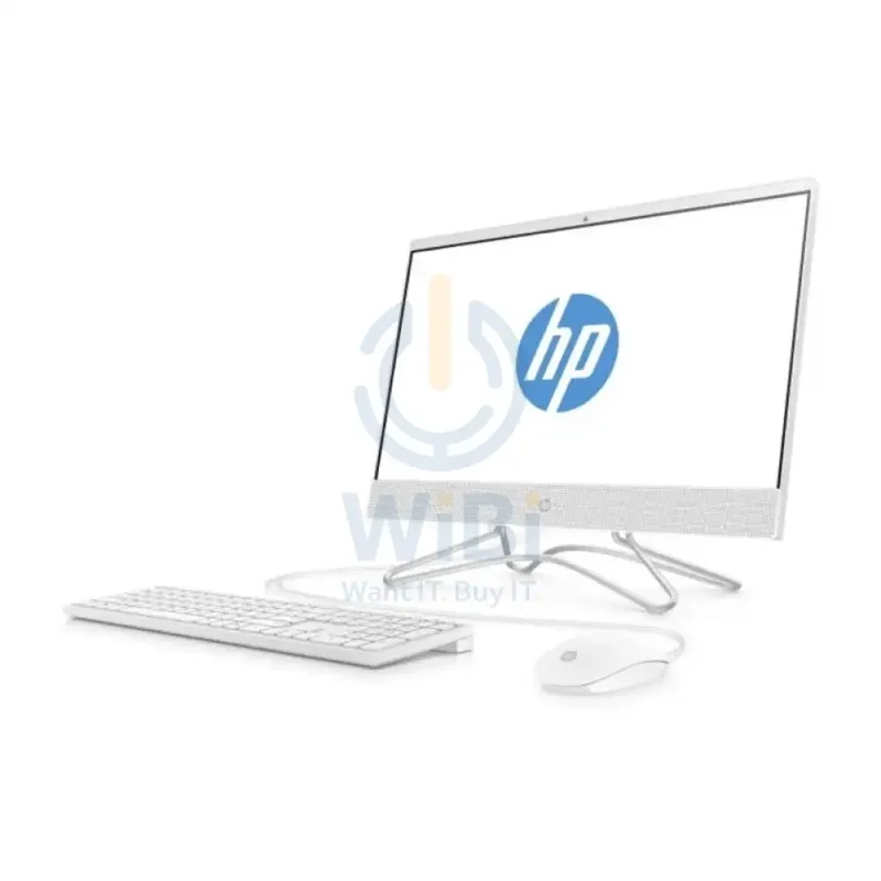 HP 200 G4 AIO PC - i5 / 64GB / 500GB (NVME M.2 SSD) / 21.5" FHD Non-Touch / DOS (Without OS) / 1YW / Snow White - Desktop