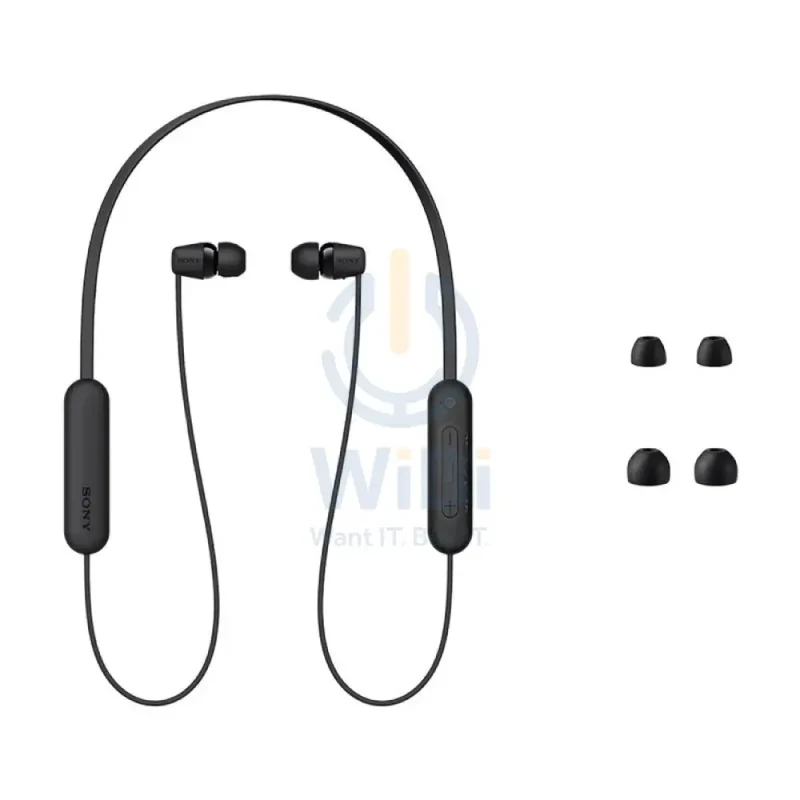 Sony WI-C100 Neckband - Wireless / In-Ear / Black