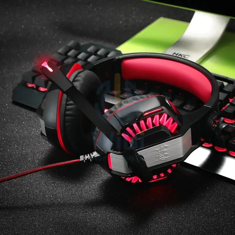 Kotion Each G2000 Pro Gaming Headphone - Black/Red