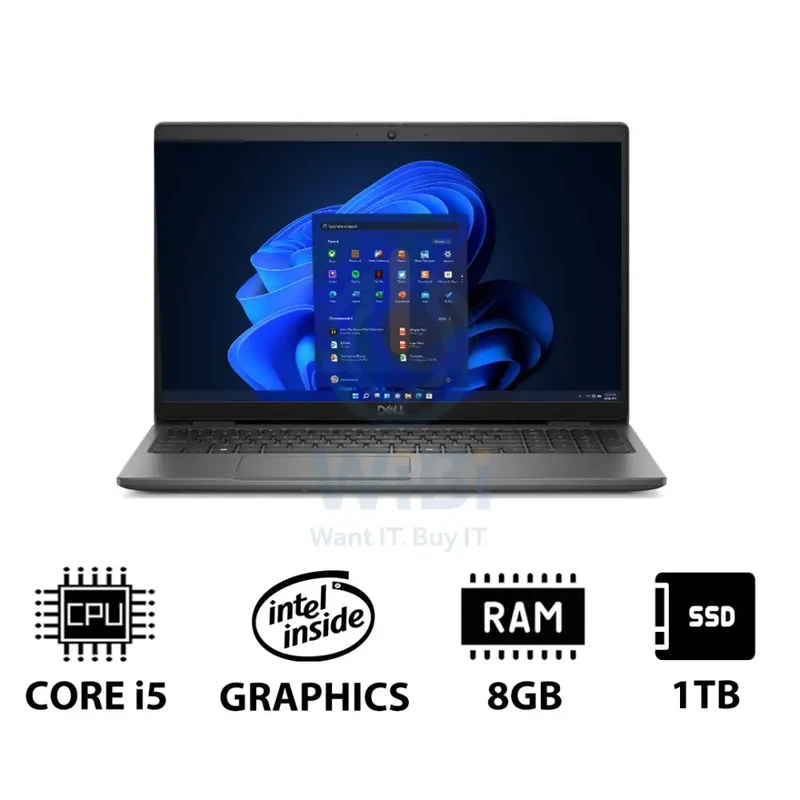 Dell Latitude 3550 - 15.6" FHD / i5 / 8GB / 1TB (NVMe M.2 SSD) / Win 11 Pro / 1YW - Laptop