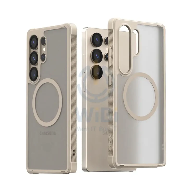 Araree Duple Armor Magsafe Case - Samsung Galaxy S25 Ultra / Brown
