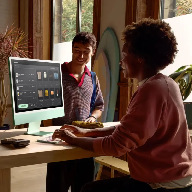 Apple iMac - 24" Standard Glass / M4 / 10-Core CPU / 10-Core GPU / 16 Core Neural Engine / 16GB RAM / 1TB SSD / Arb/Eng / Blue / 1YW (Z1EP000MU)