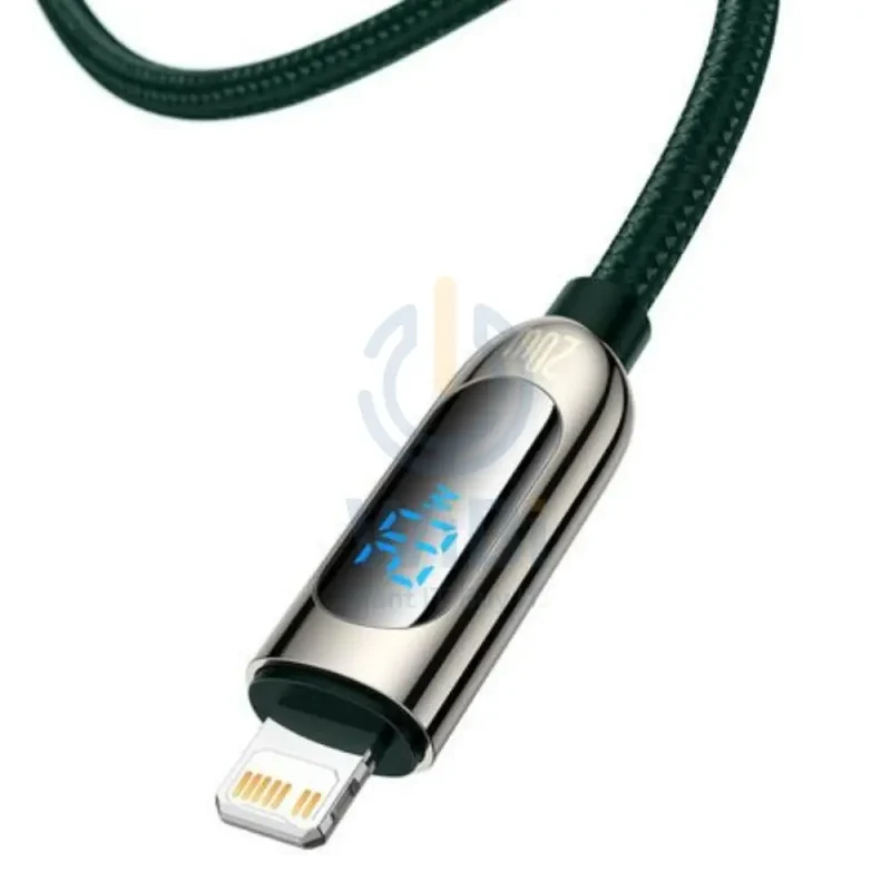 Baseus Display Fast Charging Data Cable Type-C to Lightning - 20W / 2m / Green