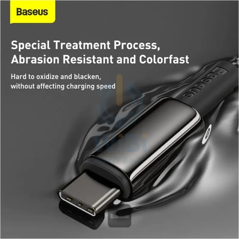 Baseus Tungsten Gold Fast Charging Data Cable - Type-C / 100W / 1Meter / Black