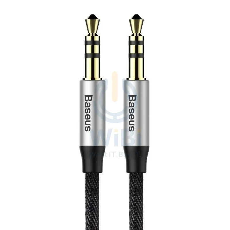 Baseus Yiven Audio Cable(Male to male) M30 - 1.5m / Silver/Black