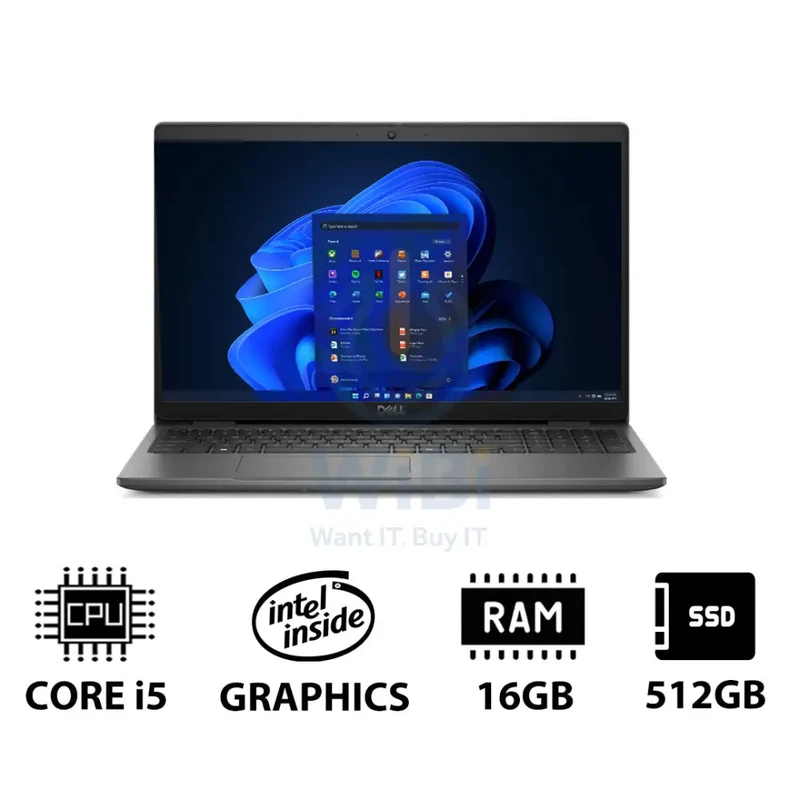Dell Latitude 3550 - 15.6" FHD / i5 / 16GB / 512GB (NVMe M.2 SSD) / Win 11 Pro / 1YW - Laptop